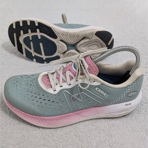 Karhu Ikoni Ortix Womens Running Shoes Size 9 Green Pink Athletics Sneakers